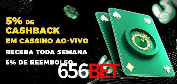Promoções do cassino ao Vivo 656bet